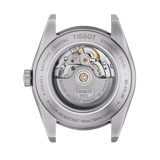 Tissot Gentleman Powermatic 80 Silicium Black Dial Silver Steel Strap Watch For Men - T127.407.11.061.01