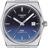 Tissot Powermatic 80 Automatic Gradient Blue Dial Silver Steel Strap Watch for Men - T137.407.11.051.01