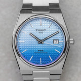 Tissot PRX Powermatic 80 Gradient Blue Dial Silver Steel Strap Watch for Men - T137.407.11.351.01