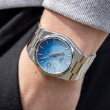 Tissot PRX Powermatic 80 Gradient Blue Dial Silver Steel Strap Watch for Men - T137.407.11.351.01