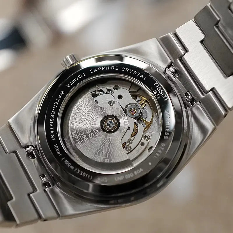 Tissot T137.407.11.351.01 PRX Powermatic 80 Men's Watch – Gradient Blue Dial & Silver Steel Strap