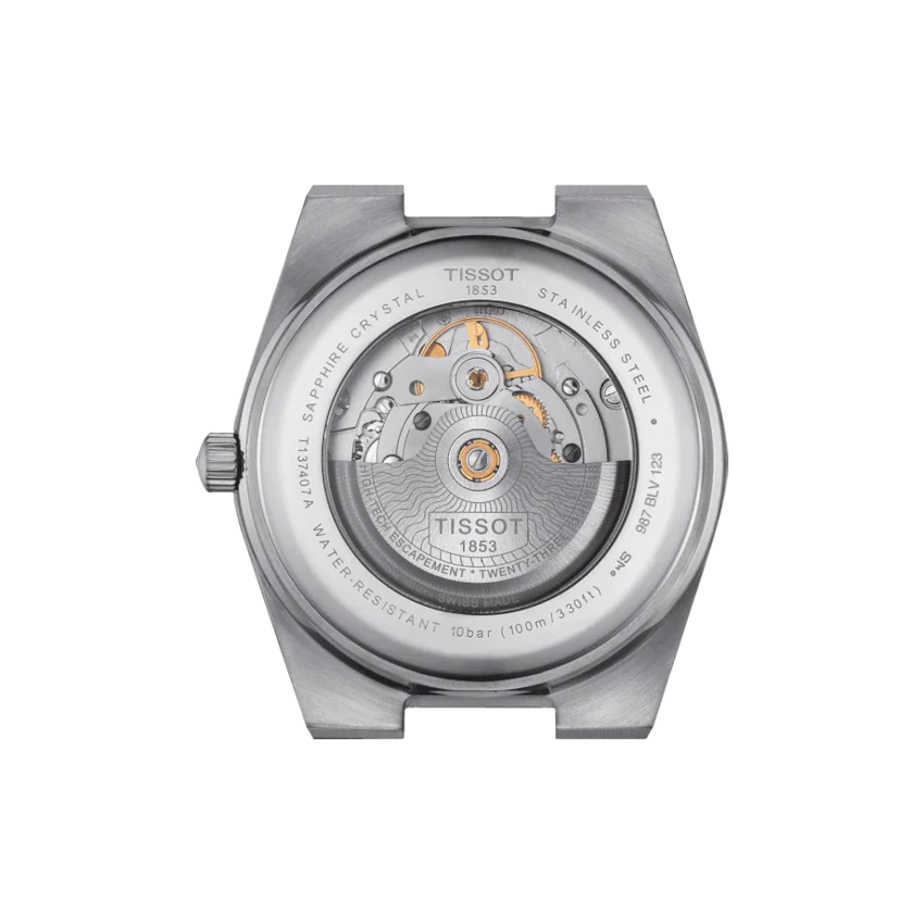 Tissot PRX Powermatic 80 Silver Dial Silver Steel Strap Watch For Men - T1374072203100