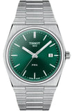 Tissot T137.410.11.091.00 PRX Quartz Men's Watch – Green Dial & Silver Steel Strap