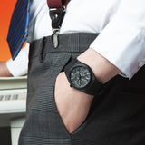 Tissot PRX Powermatic 80 Carbon Black Dial Black Rubber Strap Watch for Men - T137.907.97.201.00