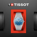 Tissot PRX Powermatic 80 Gradient Blue Dial Silver Steel Strap Watch for Men - T137.407.11.351.01