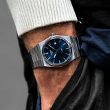 Tissot PRX Powermatic 80 Blue Dial Silver Steel Strap Watch for Men - T137.407.11.041.00