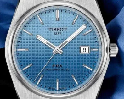 Tissot PRX Powermatic 80 Gradient Blue Dial Silver Steel Strap Watch for Men - T137.407.11.351.01