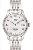 Tissot T Classic Le Locle Automatic White Dial Silver Steel Strap Watch For Men - T41.1.483.33