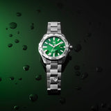 Tag Heuer Aquaracer Emerald Green Dial Watch for Women - WBD1316.BA0740