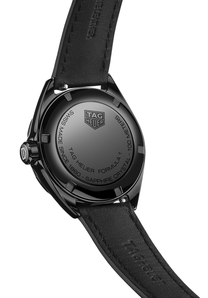 Tag Heuer Formula 1 Quartz Black Dial Black Leather Strap Watch for Women - WBJ1414.FC8234