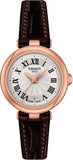 Tissot T126.010.36.013.00 Bellissima Small Lady Women's Watch – White Dial & Brown Leather Strap