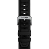 Tissot T141.417.17.011.00 T-Race Chronograph Men’s Watch – White Dial & Black Rubber Strap