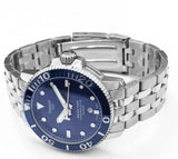 Tissot T Sport Seastar 1000 Powermatic Silicium Blue Dial Silver Steel Strap Watch For Men - T120.407.11.041.01