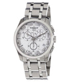 Tissot Couturier Chronograph White Dial Silver Steel Strap Watch For Men - T035.617.11.031.00