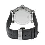 Tissot T Classic Bridgeport Black Dial Black Leather Strap Watch For Men - T097.410.16.058.00