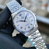 Tudor M91650-0005 1926 Automatic Men's Watch – White Dial & Silver Steel Strap
