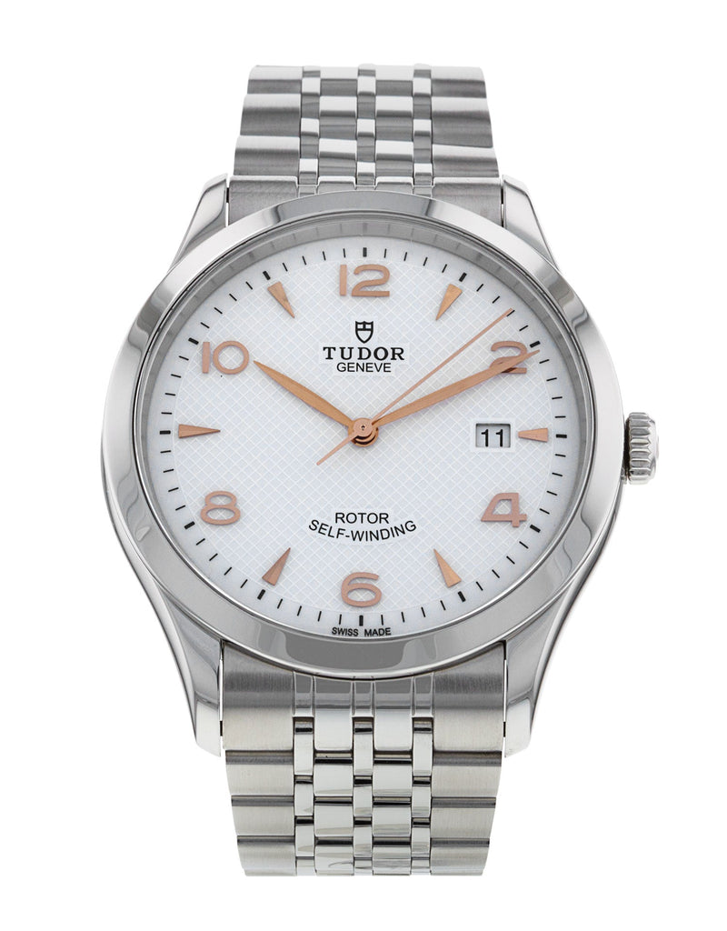 Tudor 1926 Automatic Silver Dial Silver Steel Strap Watch for Men - M91650-0001
