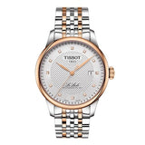 Tissot Le Locle Powermatic 80 Silver Dial Two Tone Steel Strap Watch For Men - T006.407.22.036.01