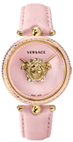 Versace VCO030017 Palazzo Empire Quartz Women's Watch – Pink Dial & Pink Leather Strap