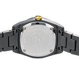 Versace DV One Mini Black Dial Black Steel Strap Watch for Women - VE9F00124