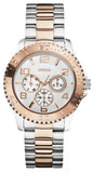 Guess W0231L5 BFF Multifunction Quartz Women's Watch – Silver Dial & Two-Tone Steel Bracelet