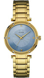 Guess W0695L2 Park Avenue Women’s Watch – Blue Dial & Gold Steel Strap
