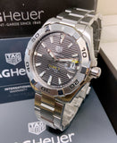 Tag Heuer Aquaracer Calibre 5 Men's Watch WBD2113.BA0928 – Grey Dial with Silver Steel Strap