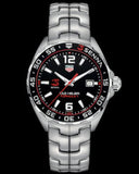 Tag Heuer Formula 1 Senna Limited Edition Black Dial Silver Steel Strap Watch for Men - WAZ1012.BA0883