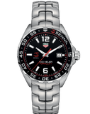 Tag Heuer Formula 1 Senna Limited Edition Black Dial Silver Steel Strap Watch for Men - WAZ1012.BA0883
