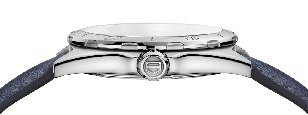 Tag Heuer Formula 1 Quartz Blue Dial Blue Leather Strap Watch for Women - WBJ1312.FC8231