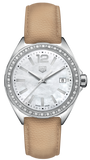 Tag Heuer Formula 1 Quartz Diamonds Mother of Pearl Dial Beige Leather Strap Watch for Women - WBJ131A.FC8254