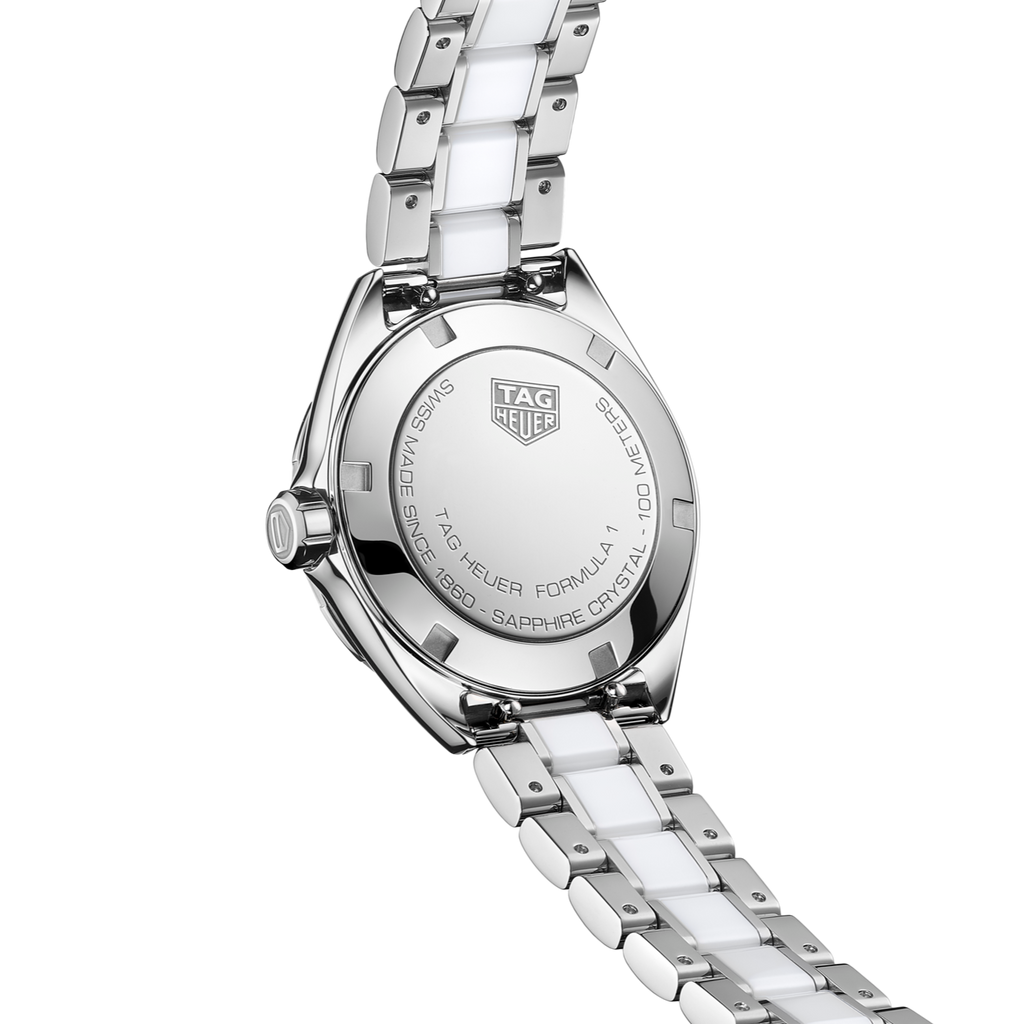 Tag Heuer Formula 1 Diamonds White Dial Two Tone Steel Strap Watch for Women - WBJ141AD.BA0974