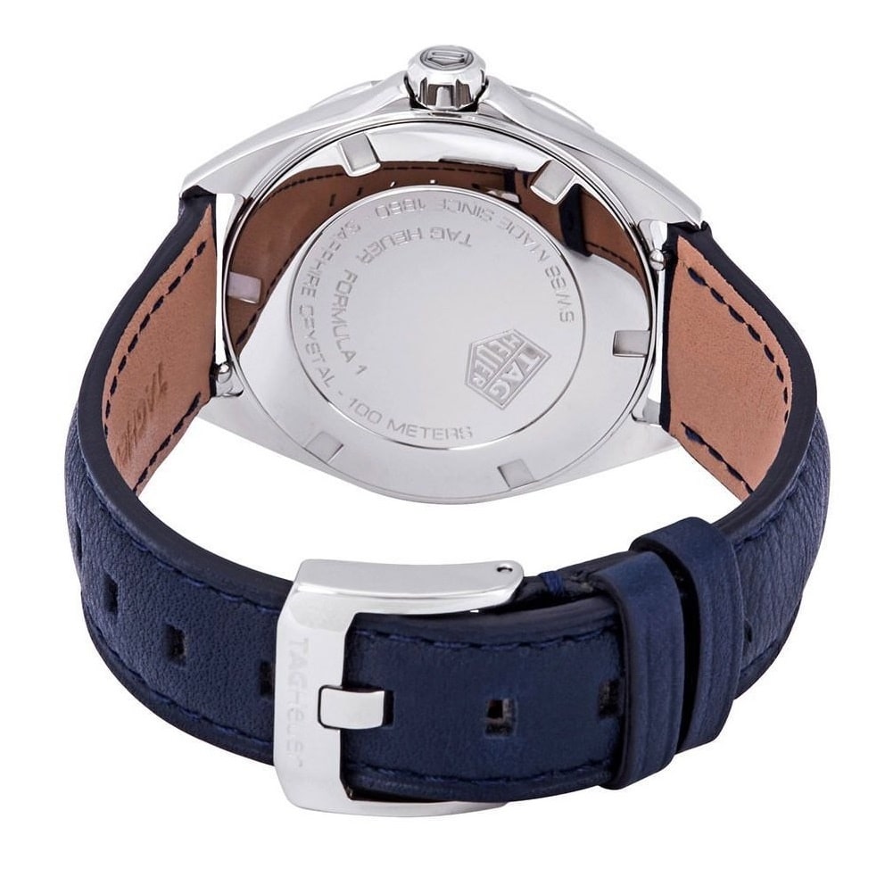 Tag Heuer Formula 1 Quartz Blue Dial Blue Leather Strap Watch for Women - WBJ1312.FC8231