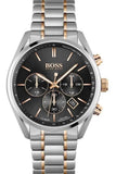 Hugo Boss 1513819 Champion Chronograph Men's Watch – Black Dial & Two-Tone Steel Bracelet
