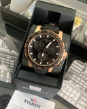 Tissot Supersport Chrono Black Dial Black Leather Strap Watch for Men - T125.617.36.051.00