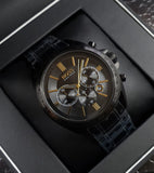 Hugo Boss Driver Black Dial Black Steel Strap Watch for Men - 1513277