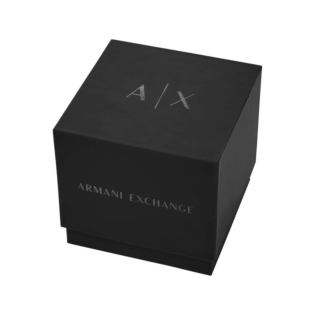 Armani Exchange AX2429 Men's Chronograph Watch – Black Dial with Black Stainless Steel Strap
