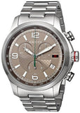 Gucci YA126248 G-Timeless Men's Watch – Brown Dial & Silver Steel Bracelet