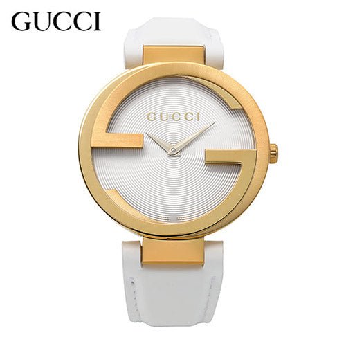 Gucci Interlocking Latin Grammy Special Edition Gold Watch For Women - YA133313