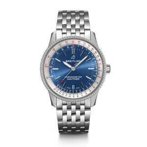 Breitling Navitimer Automatic 38mm Stainless Steel Blue Dial Mens Watch - A17325211C1A1
