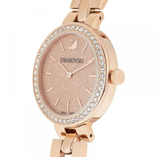 Swarovski Daytime Analog Gold Dial Gold Steel Strap Watch for Women - 5182231