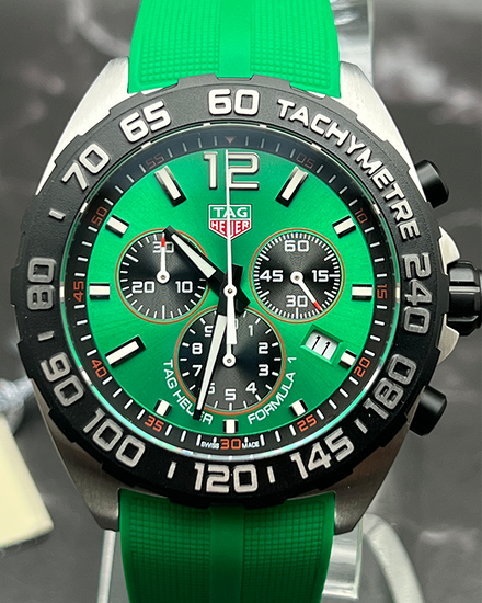 Tag Heuer Formula 1 Green Dial Watch for Men - CAZ101AP.FT8056