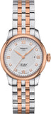Tissot T006.207.22.036.00 Le Locle Automatic Lady Watch – Silver Dial & Two-Tone Steel Strap