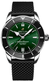 Breitling Superocean Heritage B20 Automatic 42 AB2010121L1S1 Women's Watch – Green Dial with Black Mesh Bracelet