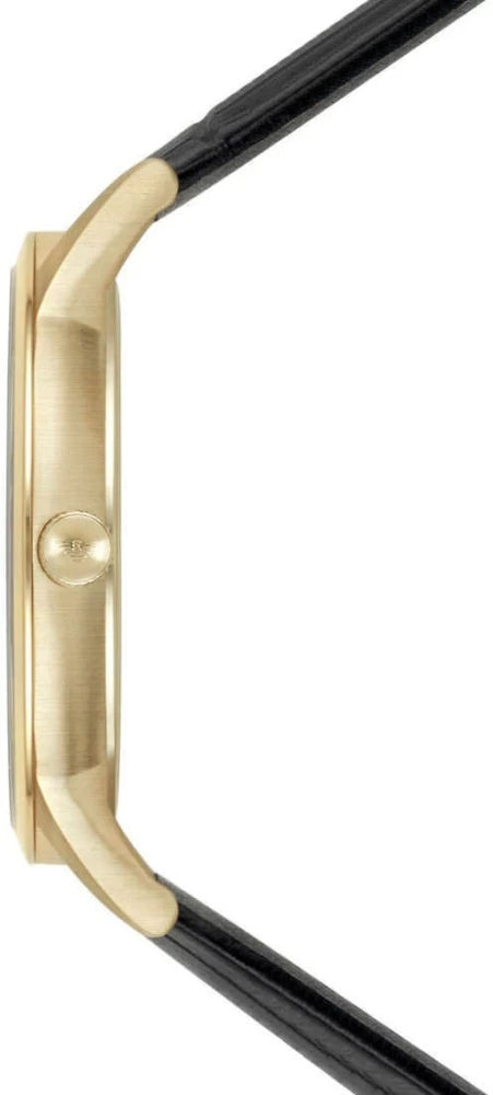 Emporio Armani Renato Quartz Grey Dial Black Leather Strap Watch For Men - AR11049