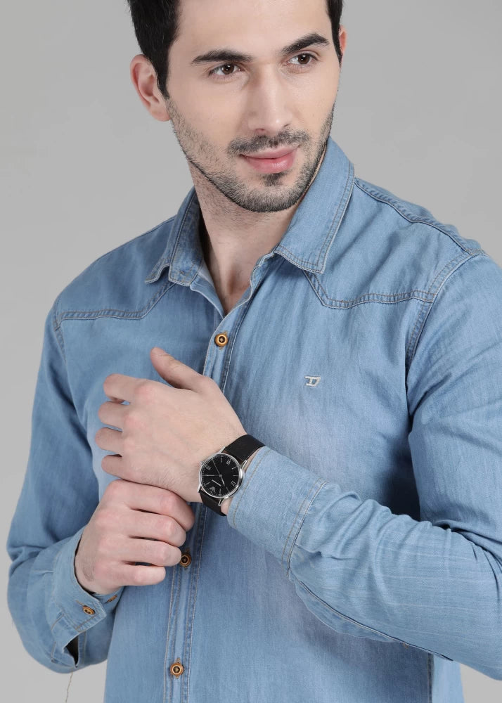 Emporio Armani Kappa Quartz Black Dial Brown Leather Strap Watch For Men - AR11153