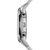 Emporio Armani Renato Chronograph Cream Dial Silver Steel Strap Watch For Men - AR2458