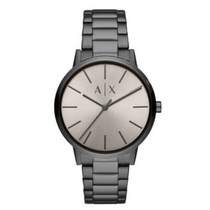 Armani Exchange Cayde Analog Grey Dial Grey Steel Strap Watch For Men - AX2722
