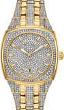 Bulova 98B323 Phantom Crystal Men's Watch – Silver Dial & Two-Tone Steel Bracelet