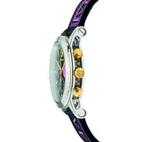 Versace Sport Tech Chronograph Black Dial Black Rubber Strap Watch for Women - VELT00619